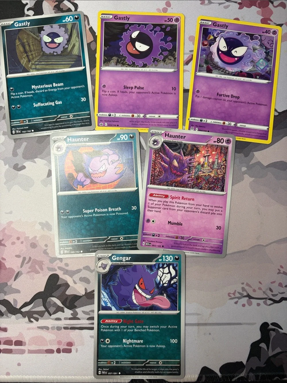 Gastly Evolution Line Lot | Temporal Forces + Paldean Fates + Pokémon 151 | ✨5/$